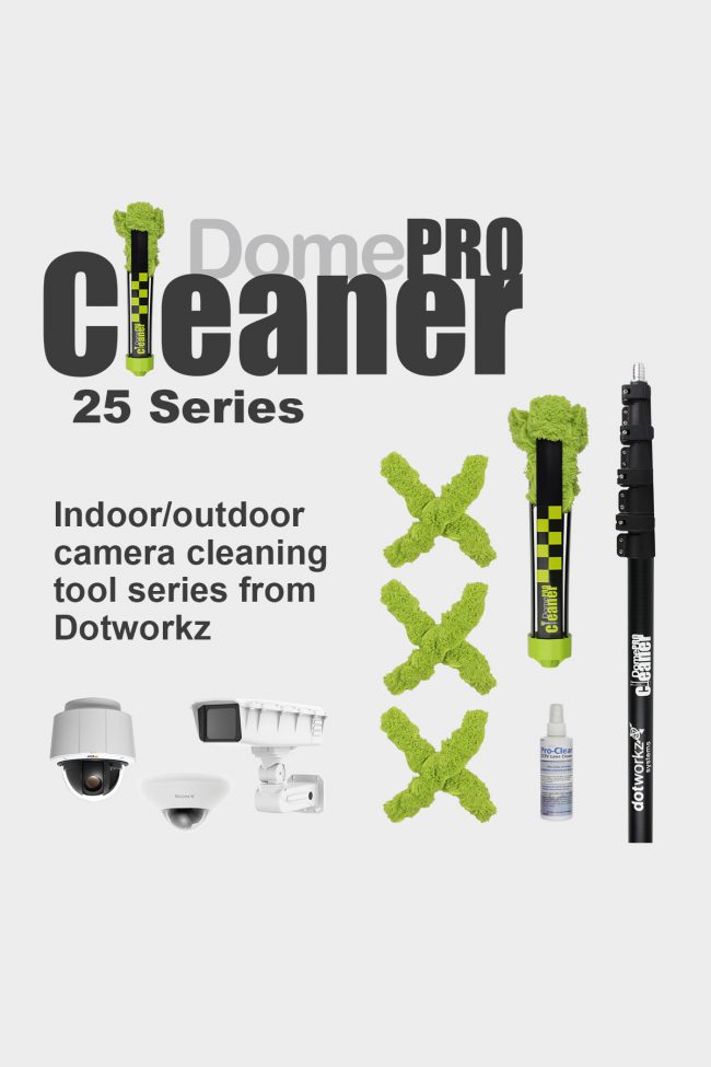 DomeCleanerPRO 25 Series Indoor/Outdoor Lens Cleaning Solution