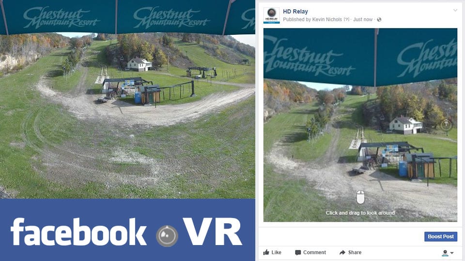 Facebook VR Image Creation and Uploading