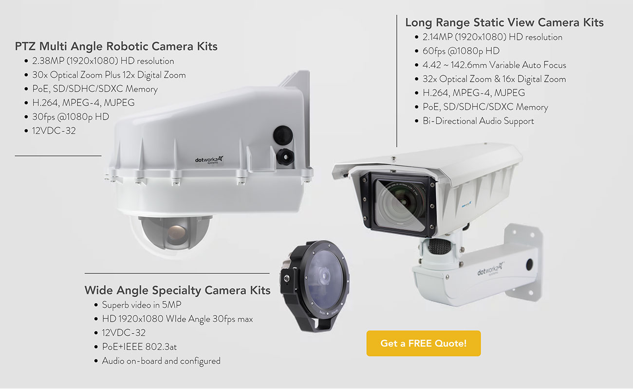 Resort and Tourism Promotion Cameras - beach resort live camera hosting and hardware components explained