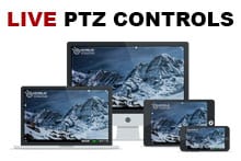 LIVE Camera Features - PTZ Controls