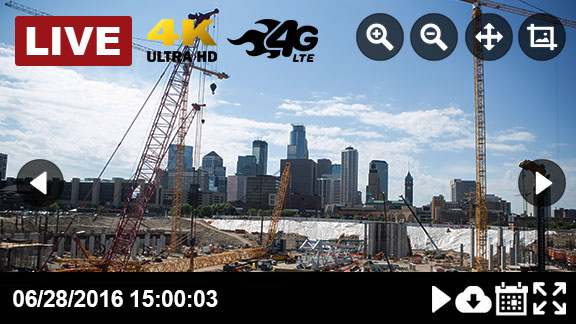 Construction Site Live Cameras - preview mode