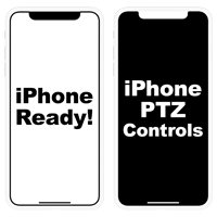 iPhone PTZ controls and iPhone Ready