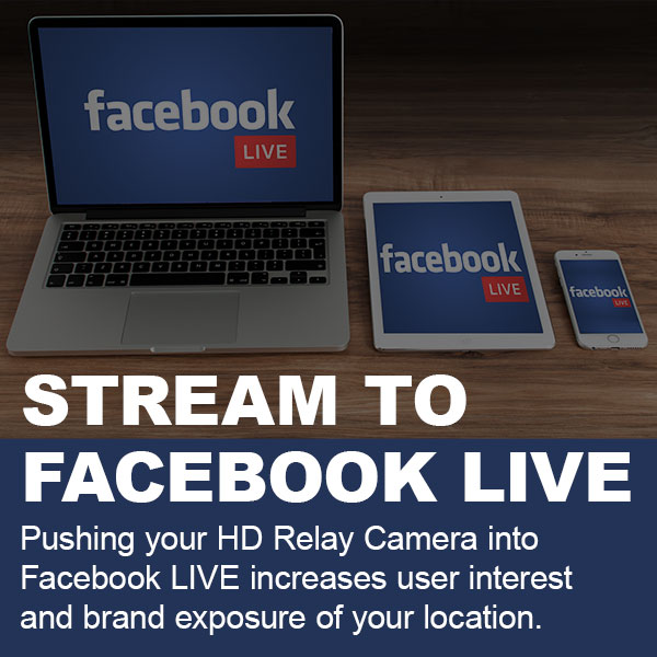 live camera streaming feature facebook live
