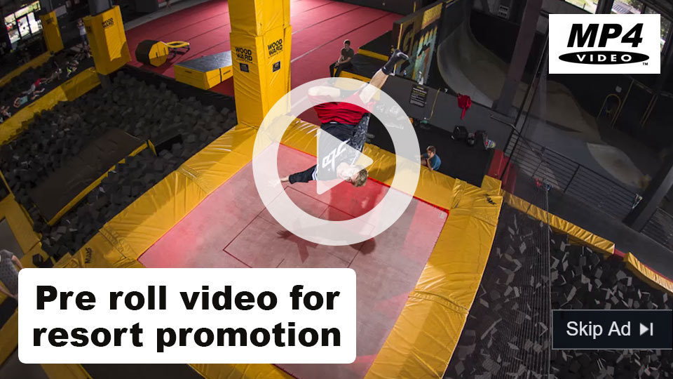 hd relay 2018 features pre roll video for resort promotion